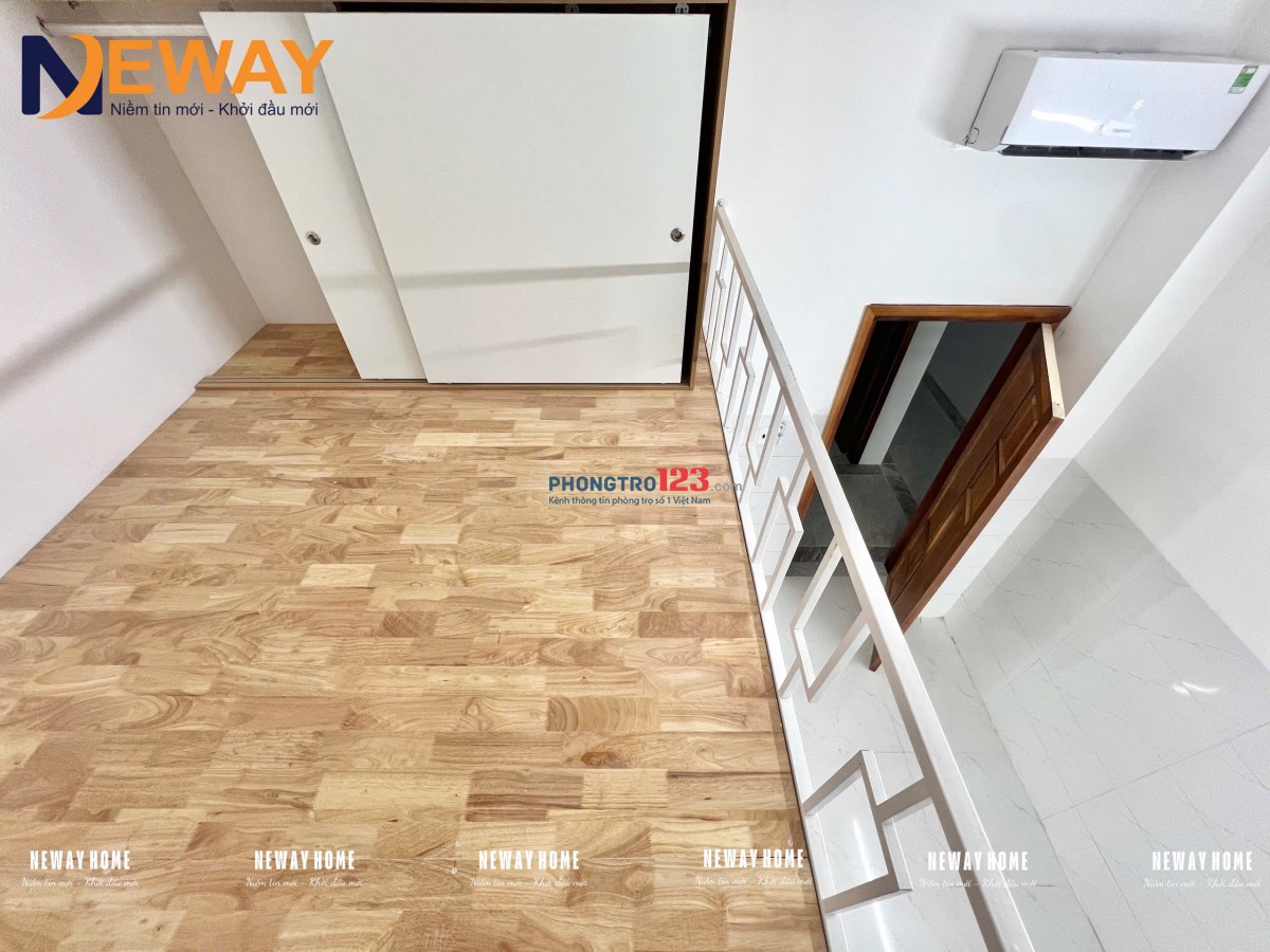 Phòng trọ giá rẻ - nhà mới xây 100% - Siêu tiện - có gác - sẵn máy lạnh