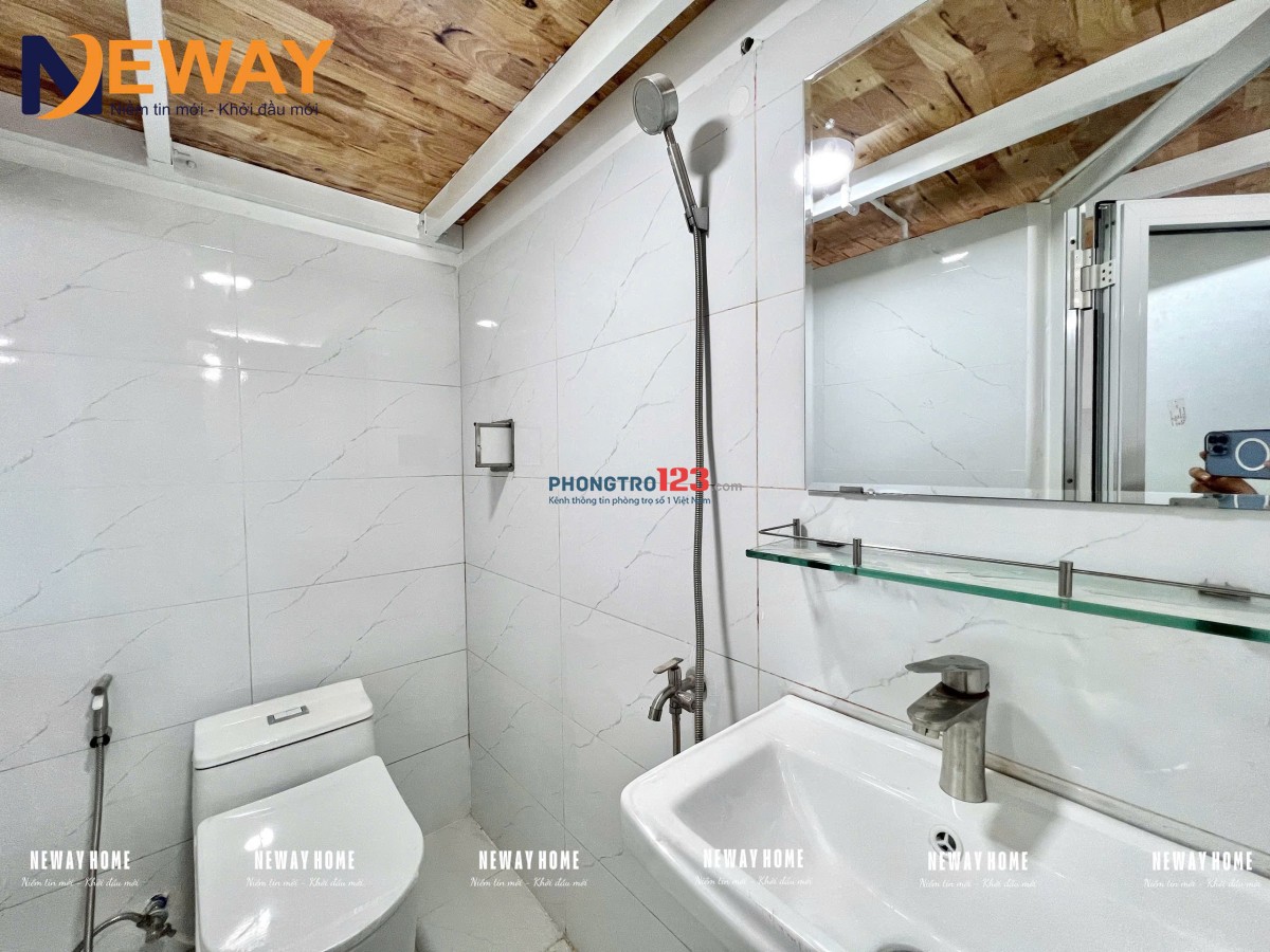 Phòng trọ giá rẻ - nhà mới xây 100% - Siêu tiện - có gác - sẵn máy lạnh