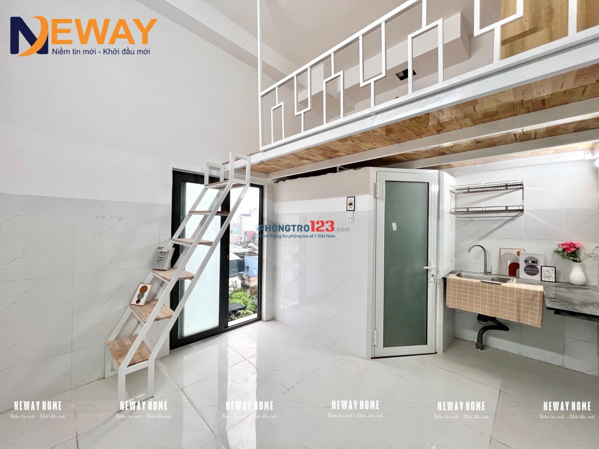 Phòng trọ giá rẻ - nhà mới xây 100% - Siêu tiện - có gác - sẵn máy lạnh
