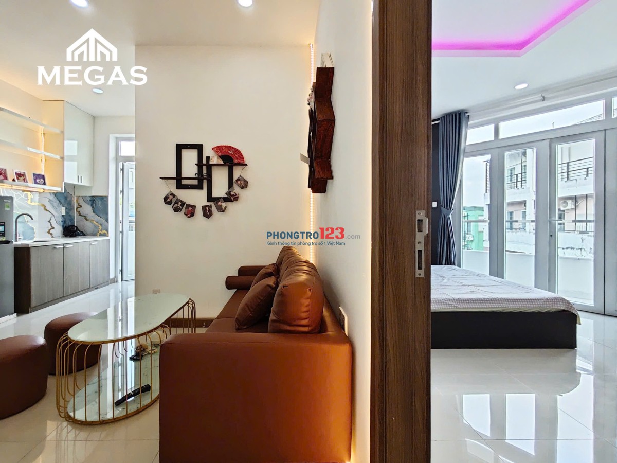 CĂN HỘ 1PN 2 BAN CÔNG MẶT TIỀN FULL NỘI THẤT CAO CẤP NHÀ MỚI 100% KẾ BÊN QUẬN 1