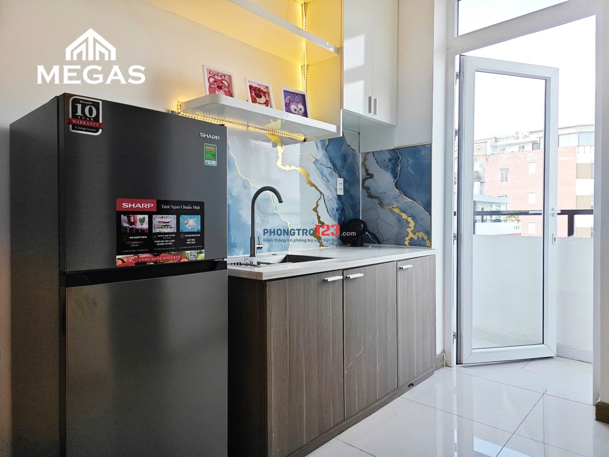 CĂN HỘ 1PN 2 BAN CÔNG MẶT TIỀN FULL NỘI THẤT CAO CẤP NHÀ MỚI 100% KẾ BÊN QUẬN 1