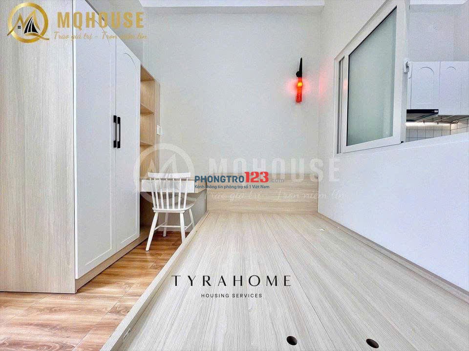 CHO THUÊ CĂN HỘ DỊCH VỤ FULL NỘI THẤT 100% NGAY TRUNG TÂM BÌNH THẠNH GẦN Q1,Q3