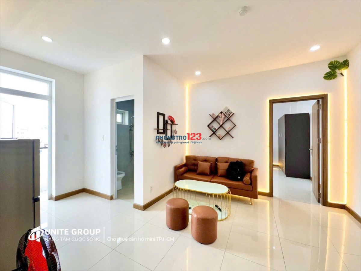 35m2 – CĂN HỘ 1 PHÒNG NGỦ – 2 BAN CÔNG – MÁY GIẶT RIÊNG 100% – NGAY TẠI LÝ PHỤC MAN QUẬN 7