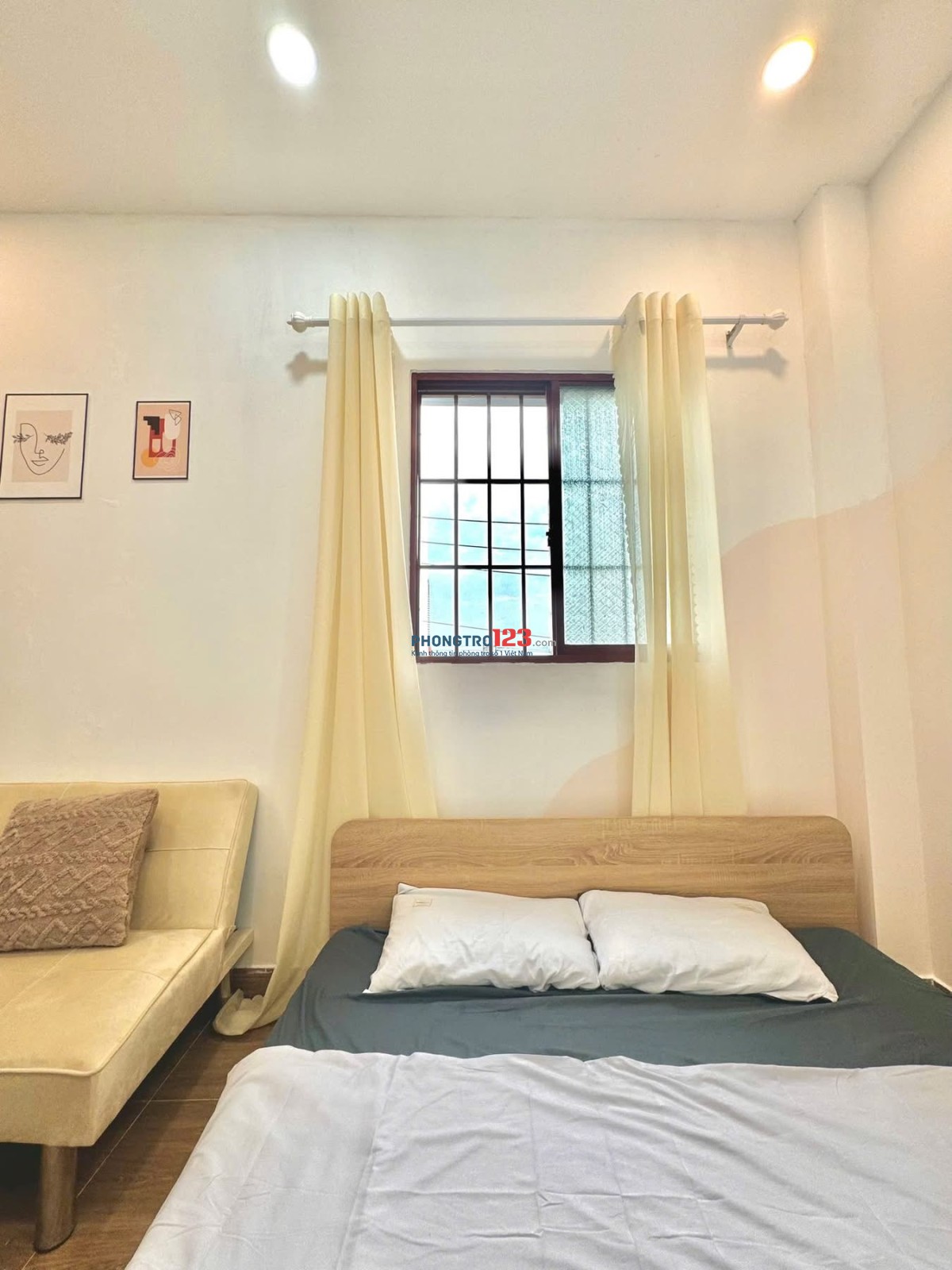 NHÀ TRỌ MỚI XÂY - FULL NỘI THẤT NGAY CẦU VƯỢT HOÀNG HOA THÁM