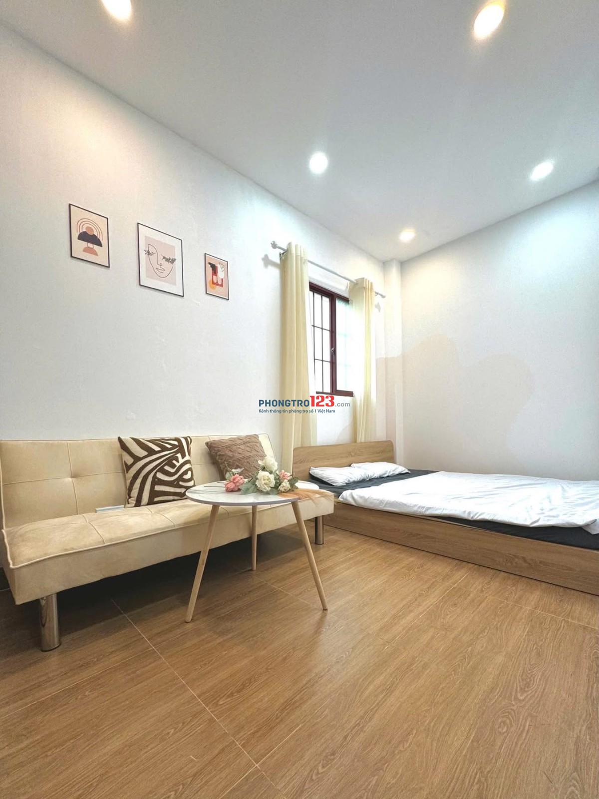 NHÀ TRỌ MỚI XÂY - FULL NỘI THẤT NGAY CẦU VƯỢT HOÀNG HOA THÁM