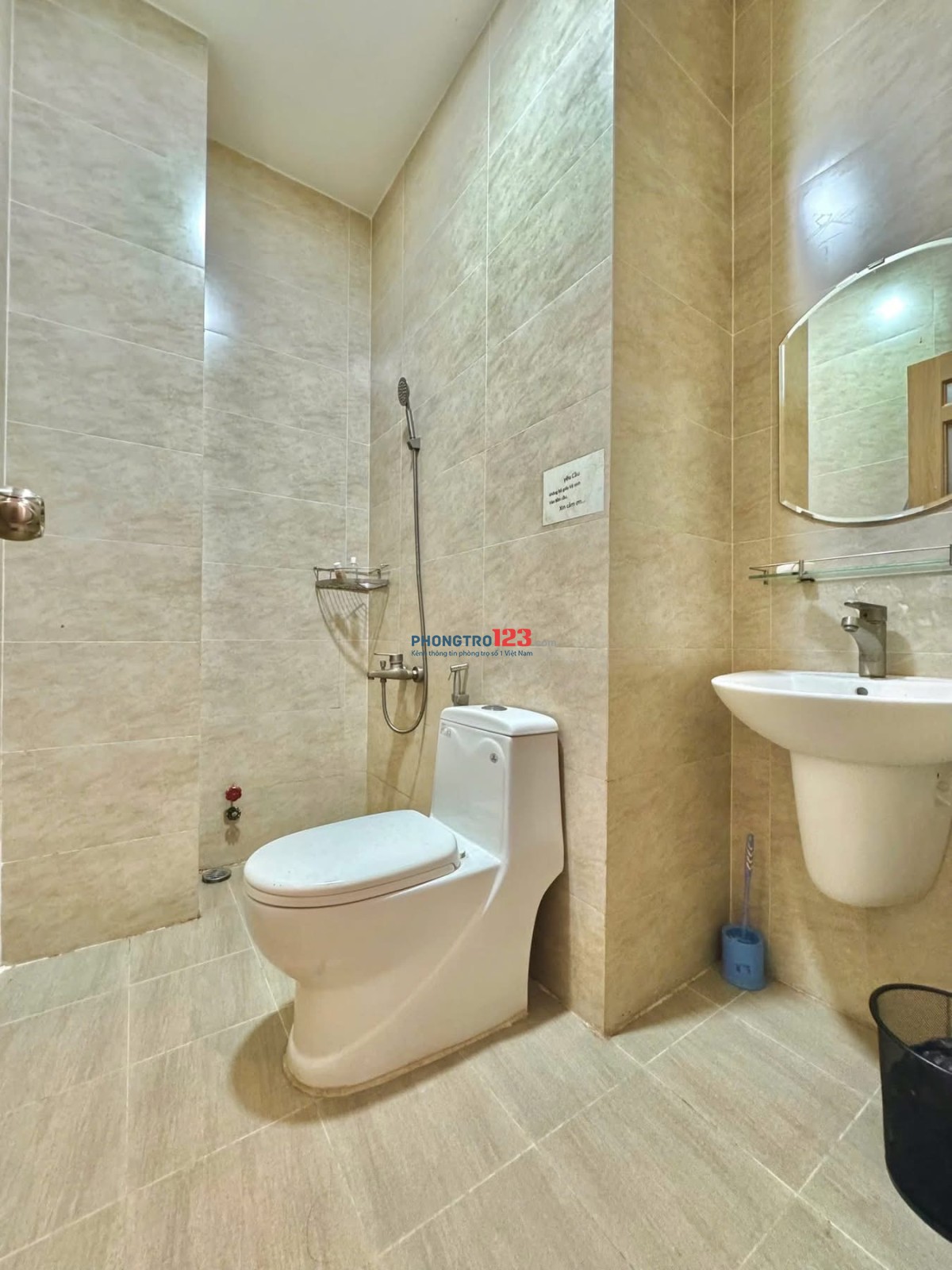 NHÀ TRỌ MỚI XÂY - FULL NỘI THẤT NGAY CẦU VƯỢT HOÀNG HOA THÁM