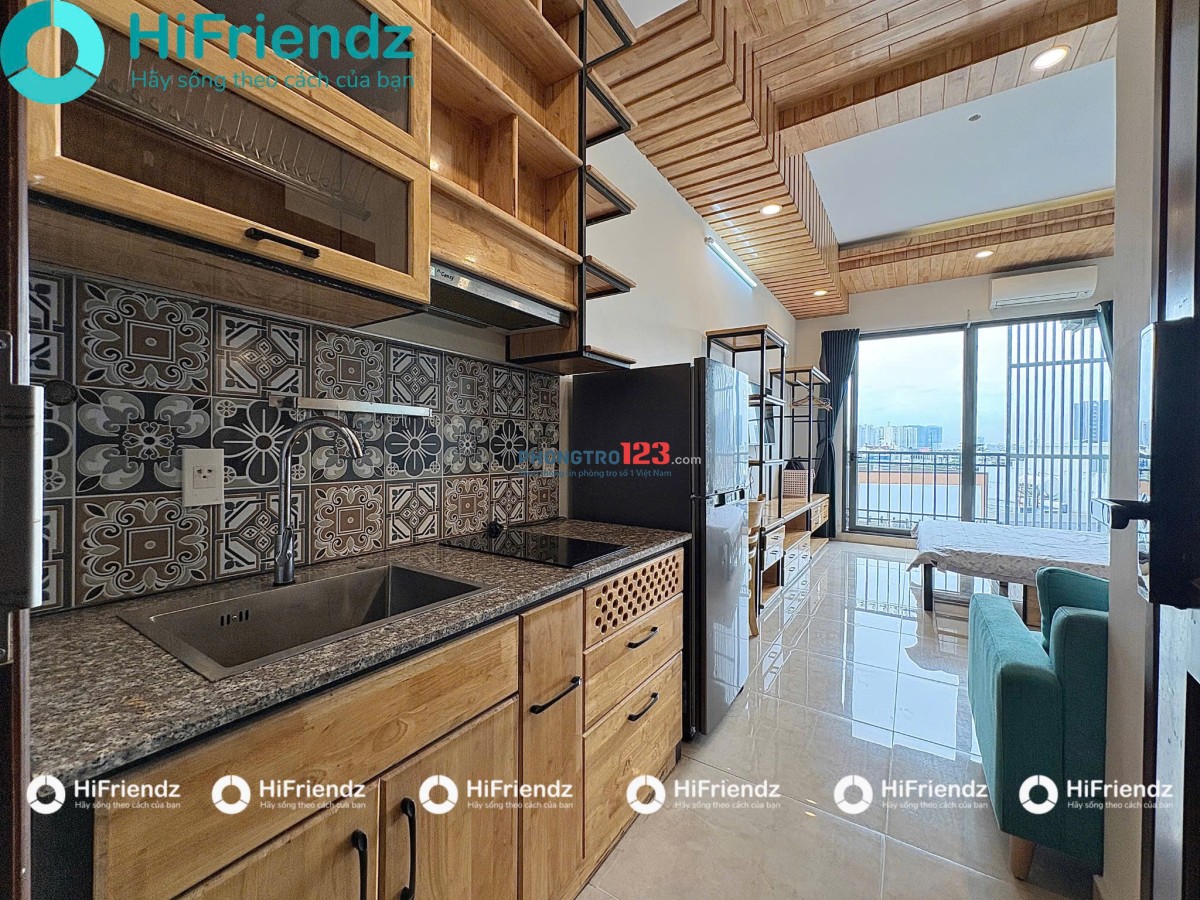 Trọ quận 1 full nội thất 35m2 balcony/cửa sổ gần chợ Bến Thành Takashimaya