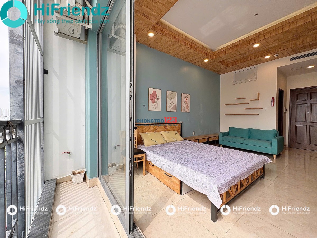 Trọ quận 1 full nội thất 35m2 balcony/cửa sổ gần chợ Bến Thành Takashimaya