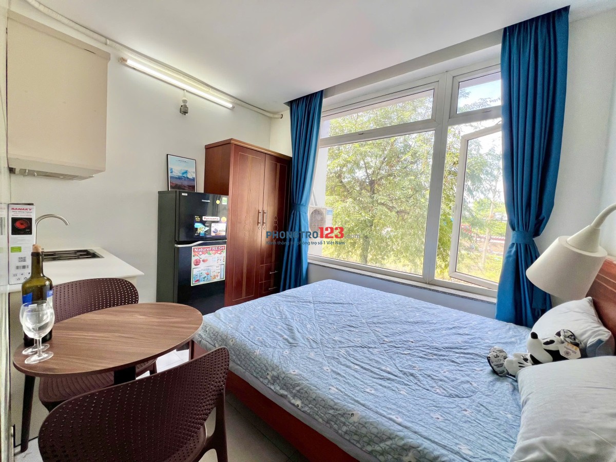 Studio full nt quận 7 kdc ven sông kế tdtu ,rmit, quận 8, trung sơn, quận 4
