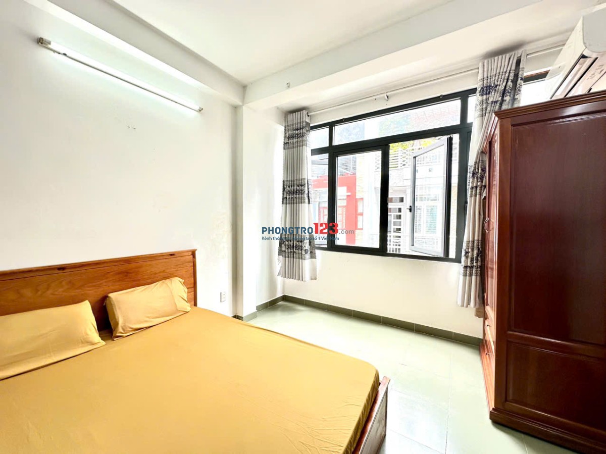 PHÒNG CHO THUÊ NỘI THẤT ĐẦY ĐỦ, CỬA SỔ THOÁNG, AN NINH ĐỘC LẬP GẦN CHỢ TÂN HƯƠNG TÂN PHÚ