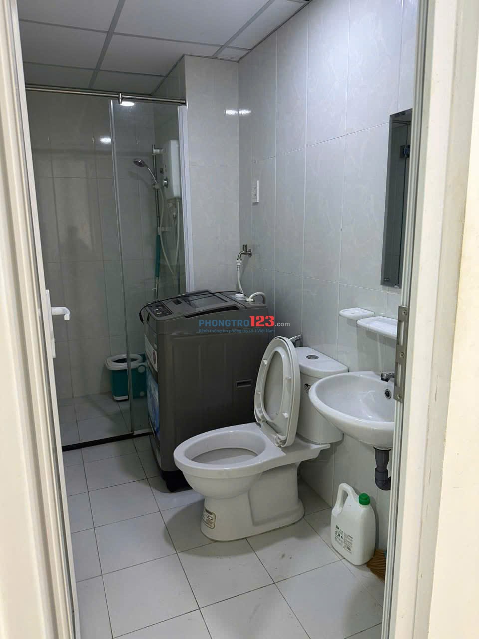 Chung cư Miếu Nổi, Vũ Huy Tấn, BT: 1p ngủ rộng, ban công, 8,5tr/tháng