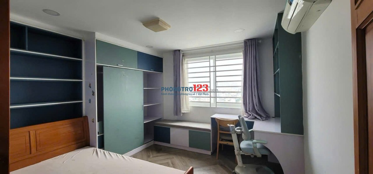 Cho thuê chung cư Topaz Home, Phan Văn Hớn, Q12: 7tr5/th 3pn, 2wc, có nội thất