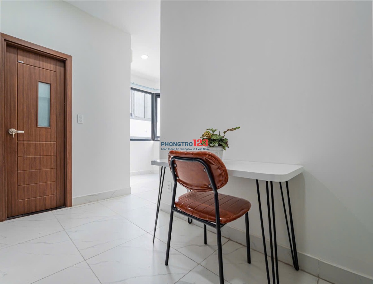 Căn hộ studio full nội thất rộng 40m2 máy giặt riêng gần sân bay tân sơn nhất lăng cha cả tân bình