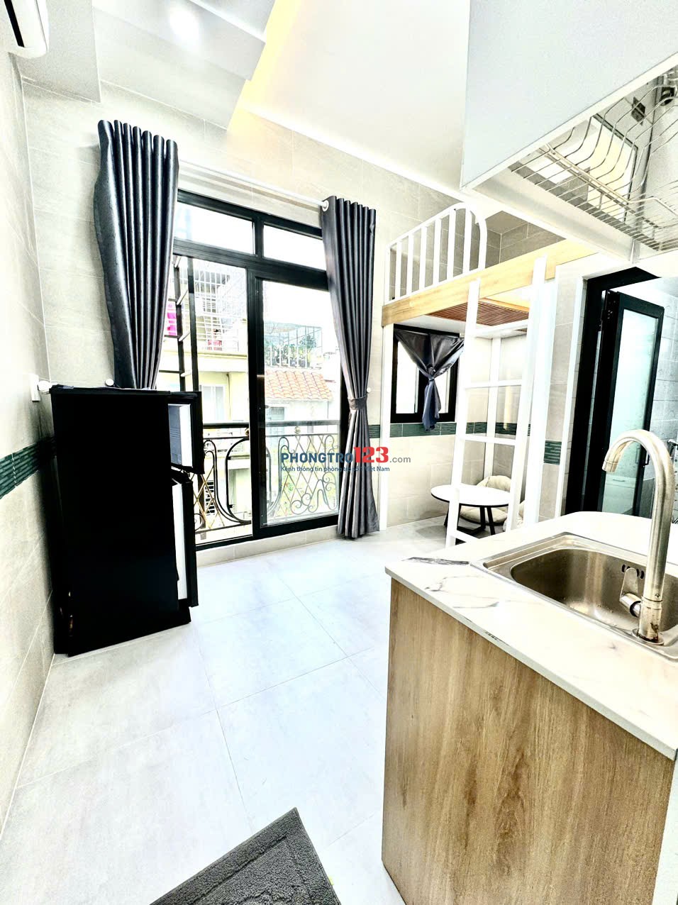 PHÒNG TRỌ FULL NỘI THẤT 35M2 GẦM UNG VĂN KHIÊM NGAY BÌNH THẠNH TIỆN DI CHUYỂN CÁC QUẬN 1 QUẬN 2