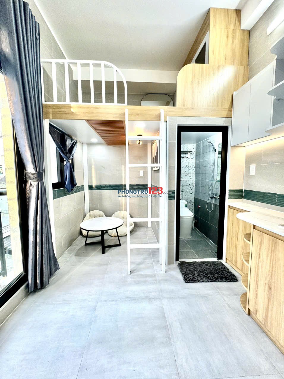 PHÒNG TRỌ FULL NỘI THẤT 35M2 GẦM UNG VĂN KHIÊM NGAY BÌNH THẠNH TIỆN DI CHUYỂN CÁC QUẬN 1 QUẬN 2