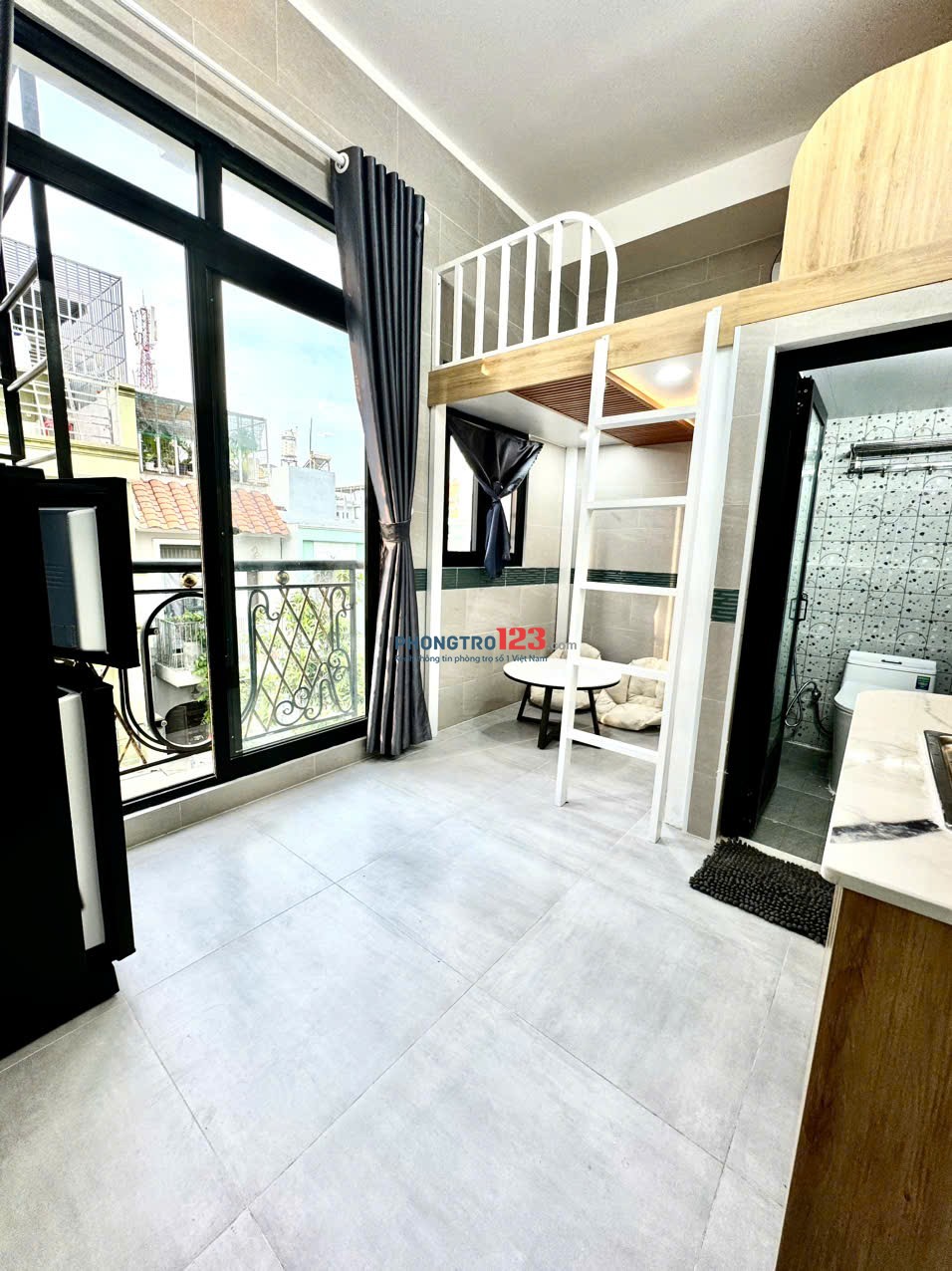 PHÒNG TRỌ FULL NỘI THẤT 35M2 GẦM UNG VĂN KHIÊM NGAY BÌNH THẠNH TIỆN DI CHUYỂN CÁC QUẬN 1 QUẬN 2