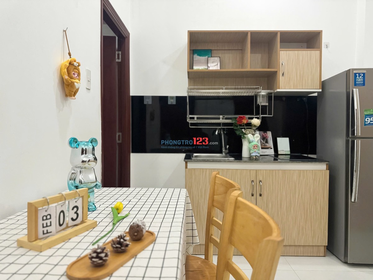 CĂN 1 PHÒNG NGỦ – FULL NỘI THẤT, MỚI TINH – ĐƯỜNG ÂU CƠ, TÂN BÌNH