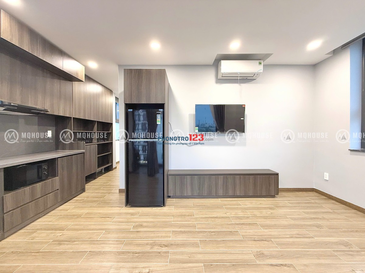 CHUNG CƯ MINI 1PN MỚI 100% NỘI THẤT CAO CẤP, CHỈ TÍNH ĐIỆN NGAY ÂU CƠ GIÁP Q10