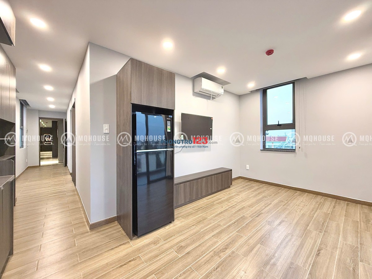 CHUNG CƯ MINI 1PN MỚI 100% NỘI THẤT CAO CẤP, CHỈ TÍNH ĐIỆN NGAY ÂU CƠ GIÁP Q10