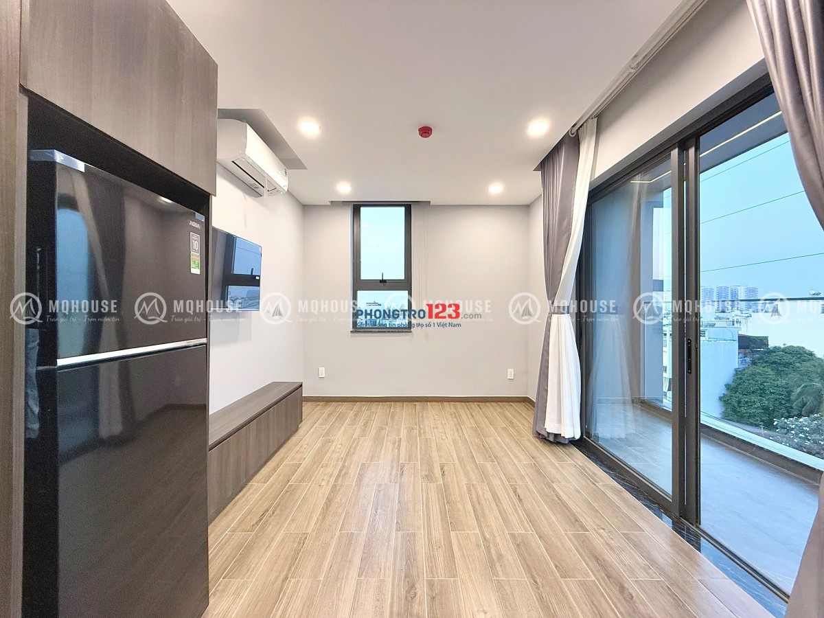 CHUNG CƯ MINI 1PN MỚI 100% NỘI THẤT CAO CẤP, CHỈ TÍNH ĐIỆN NGAY ÂU CƠ GIÁP Q10