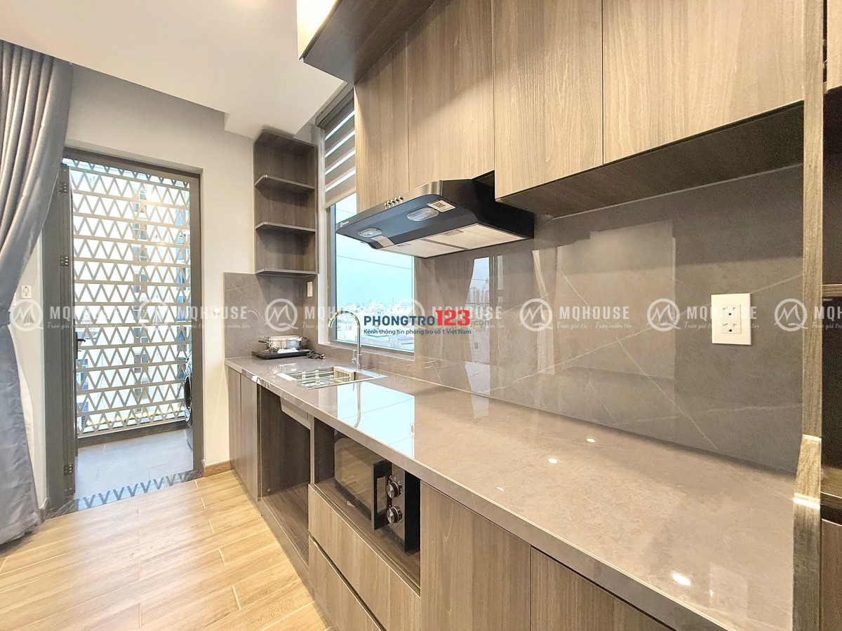 CHUNG CƯ MINI 1PN MỚI 100% NỘI THẤT CAO CẤP, CHỈ TÍNH ĐIỆN NGAY ÂU CƠ GIÁP Q10