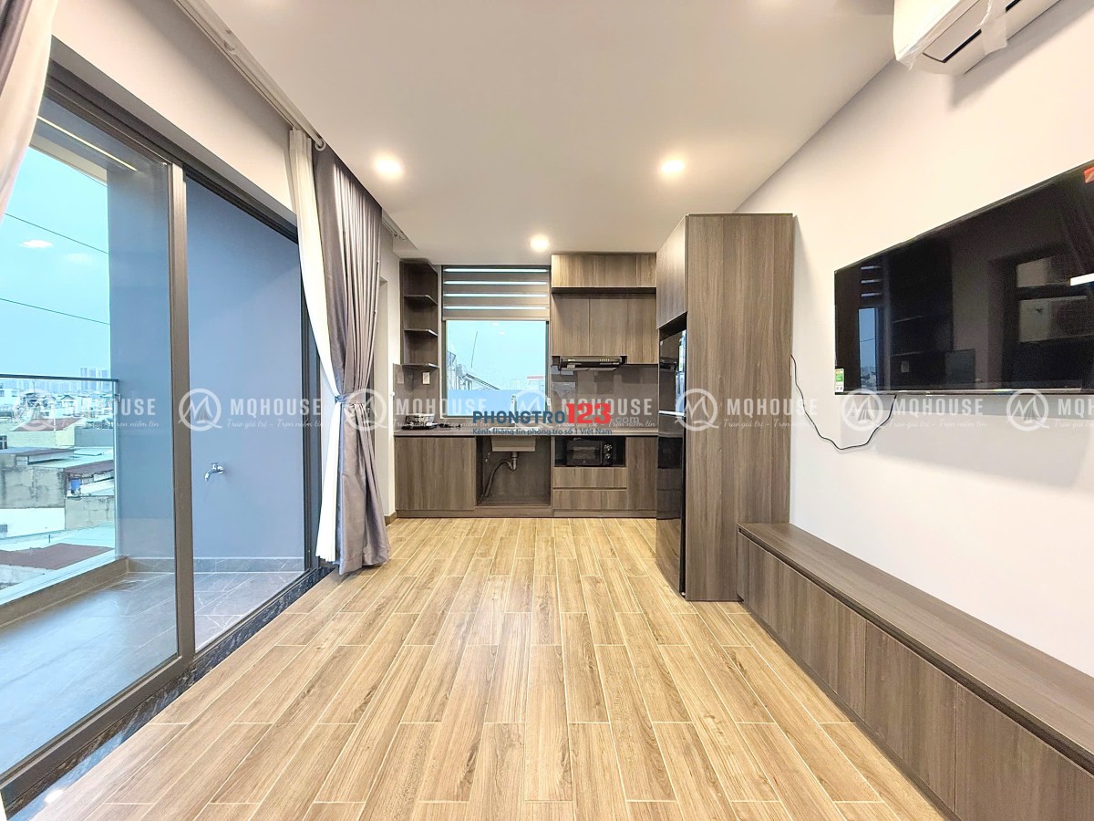 CHUNG CƯ MINI 1PN MỚI 100% NỘI THẤT CAO CẤP, CHỈ TÍNH ĐIỆN NGAY ÂU CƠ GIÁP Q10