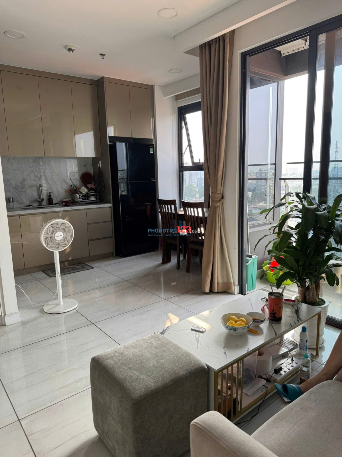 Chung cư Sky Center ,Phổ Quang,Tân Bình: 55m2, 1p ngủ, Ntcb,11tr/th
