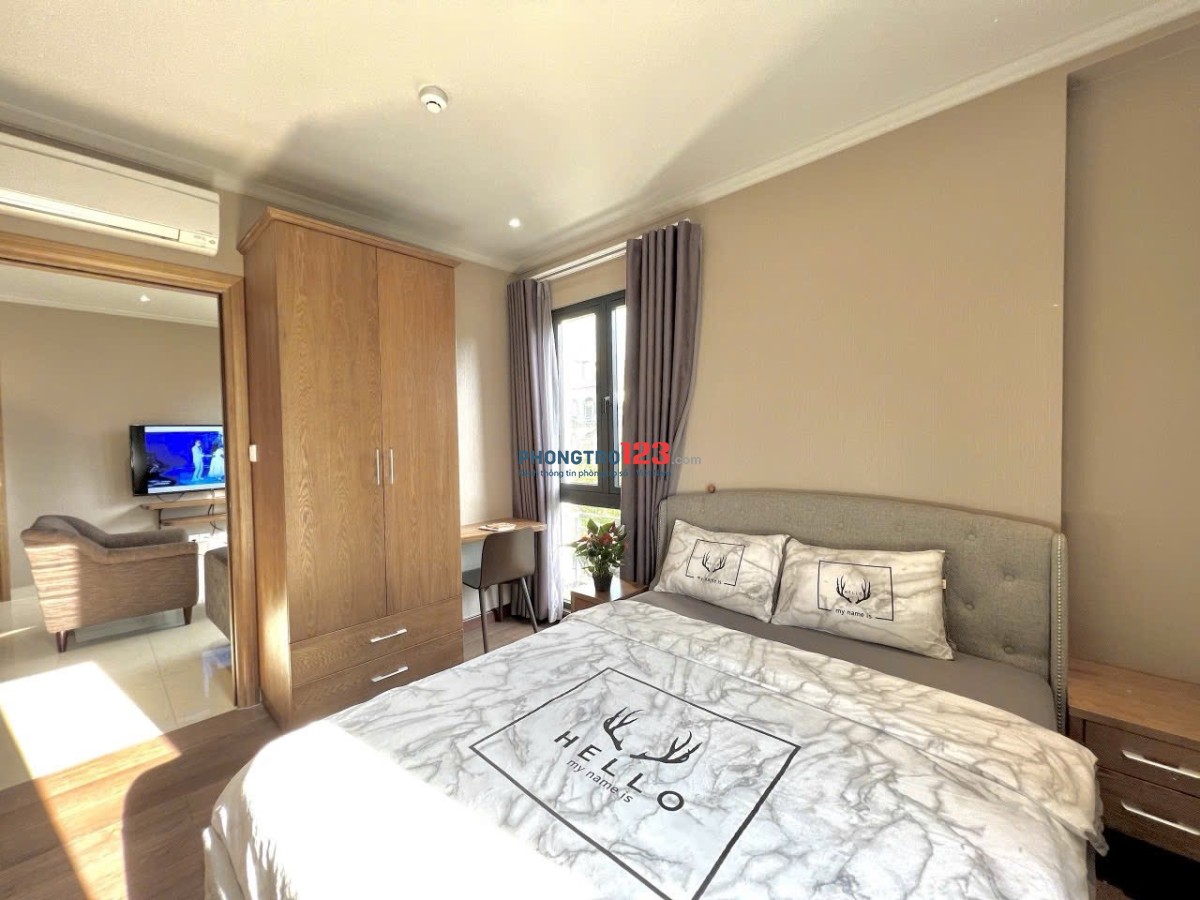 Cho Thuê Căn Hộ 1 Phòng Ngủ – Full Nội Thất, Ban Công, Thang Máy | Trung Tâm Tân Bình
