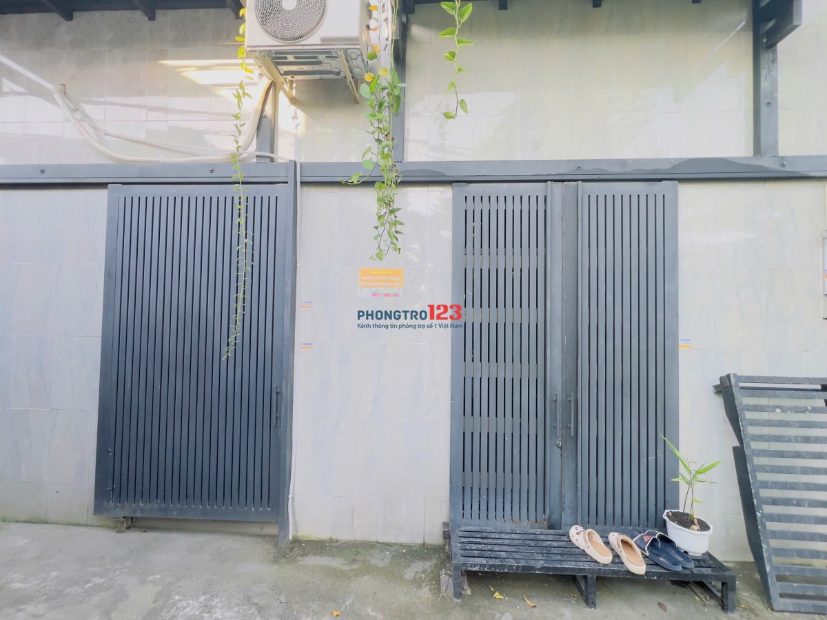 PHÒNG TRỌ RIÊNG BIỆT 25M2 MẶT TIỀN HẺM THOÁNG MÁT