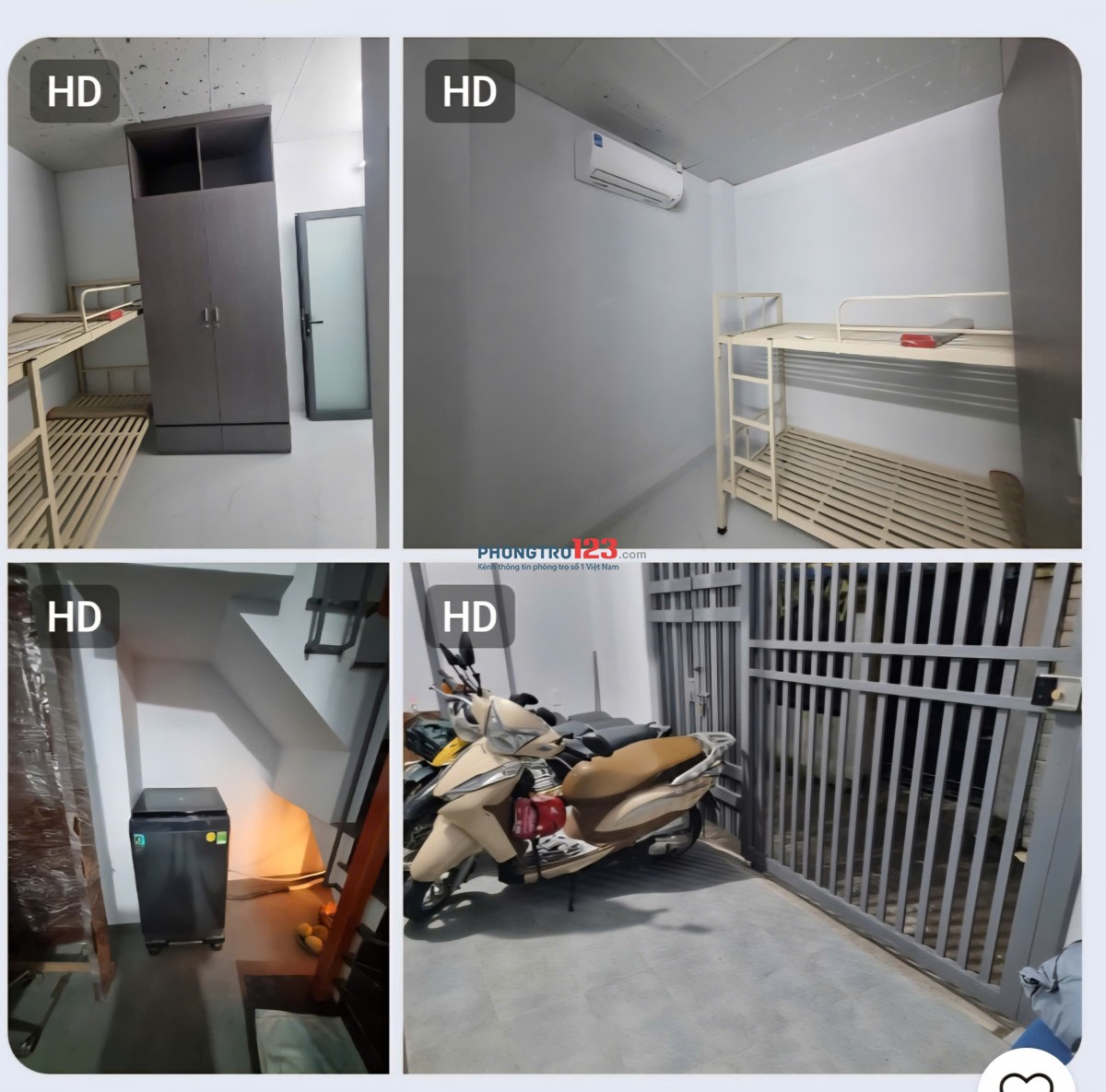 Phòng nguyên và 2 giường phòng KTX 4 người cần cho thuê