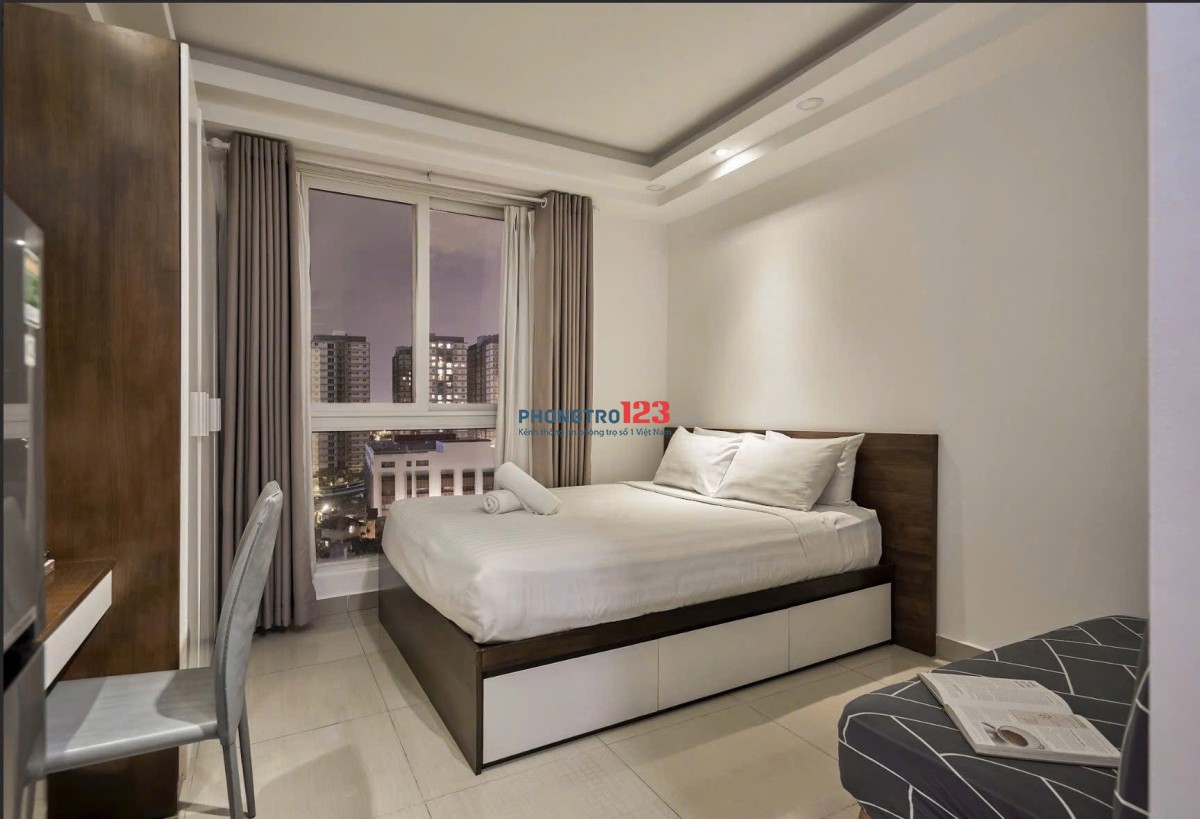 Căn hộ dịch vụ studio, duplex nằm ngay mặt tiền đường nguyễn thị thập Q7, gần lotte mart, gần Q4,8