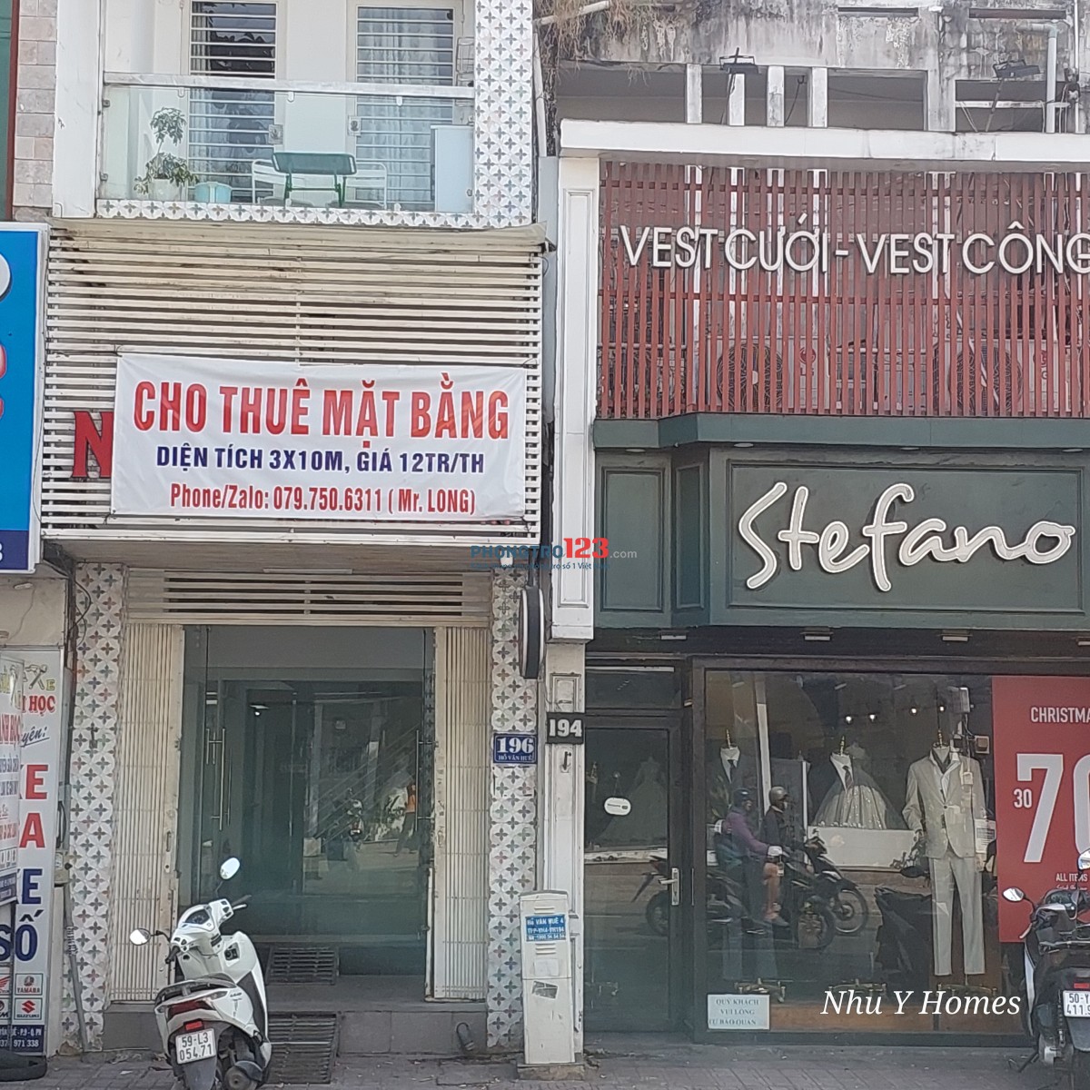 CHO THUÊ MẶT BẰNG đường HỒ VĂN HUÊ, PHÚ NHUẬN