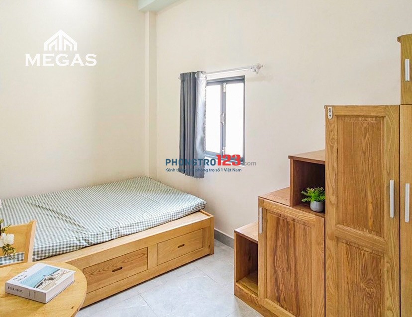 Phòng gác cửa sổ thoáng, 2 chỗ ngủ giá rẻ gần cầu Phú Mỹ, KCX Tân Thuận