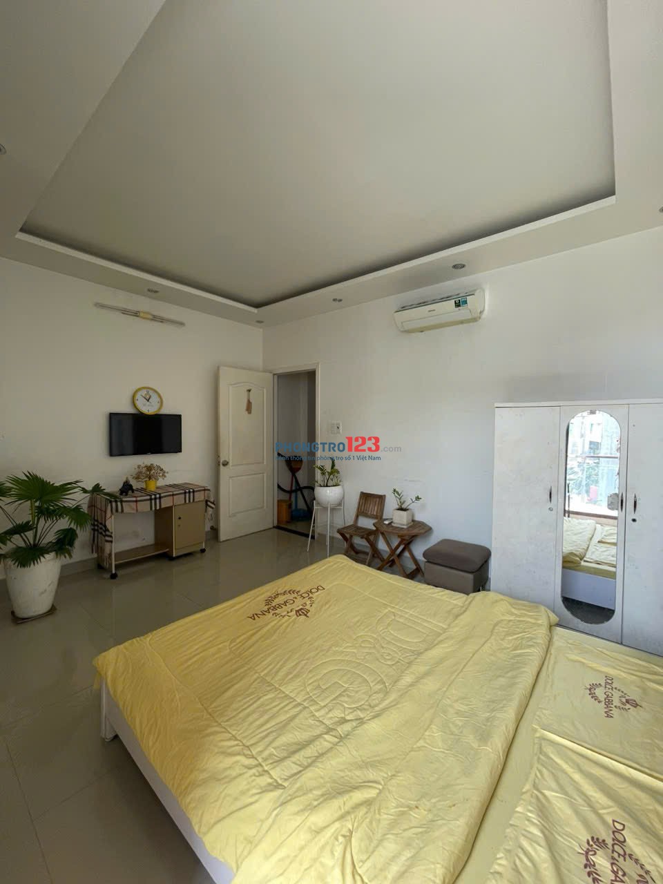 cho thuê căn hộ dịch dịch vụ giờ giấc tự do ngay 990 Nguyễn Duy Trinh. Diện tích 27 m² - 2.7 triệu