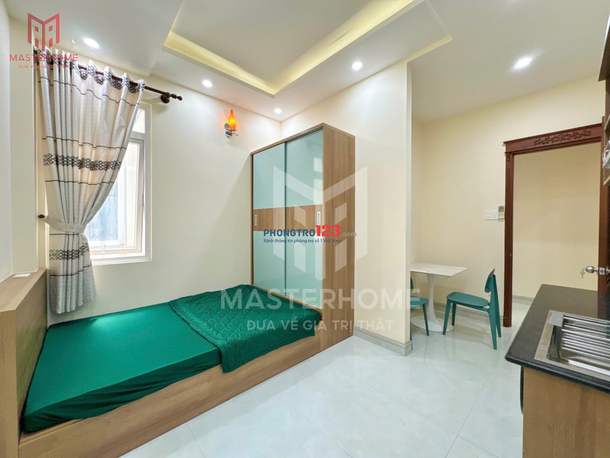 Thuê Ngay Phòng Bình Thạnh gần khu Vạn Kiếp giáp Q1 có máy giặt riêng_Thang máy giá chỉ 5Xxx