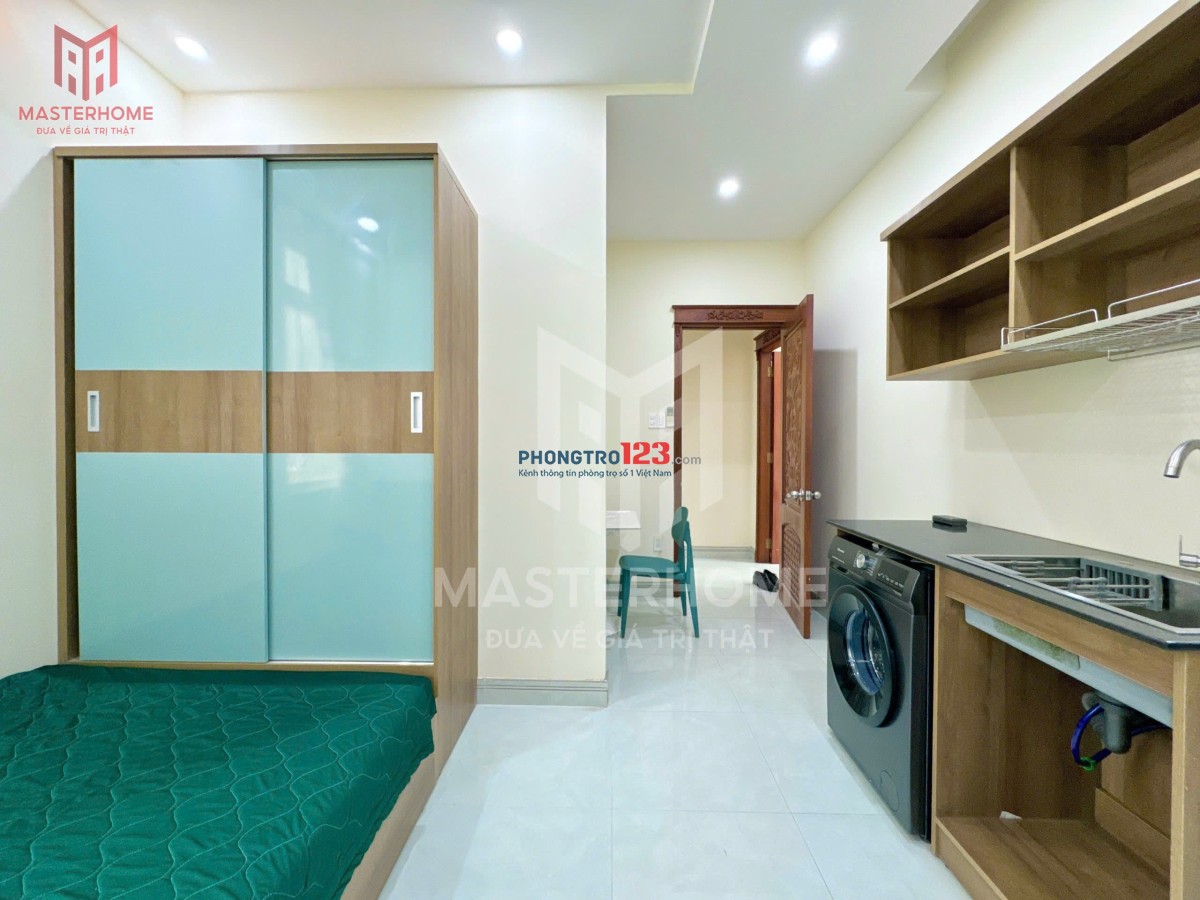Thuê Ngay Phòng Bình Thạnh gần khu Vạn Kiếp giáp Q1 có máy giặt riêng_Thang máy giá chỉ 5Xxx
