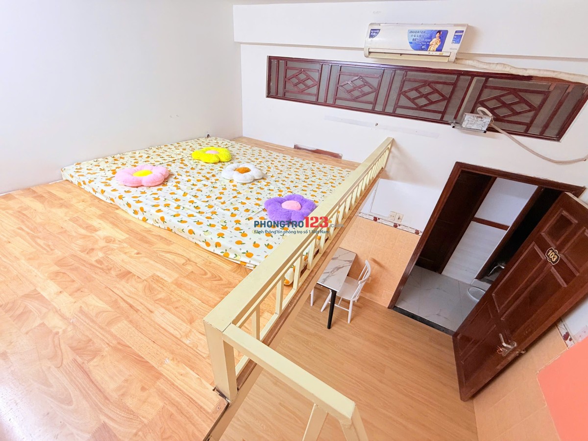 Cho thuê nhà trọ mới xây tại Cách Mạng Tháng 8 Q10, gần chợ Hoà Hưng, ĐH Huflit, CV Lê Thị Riêng