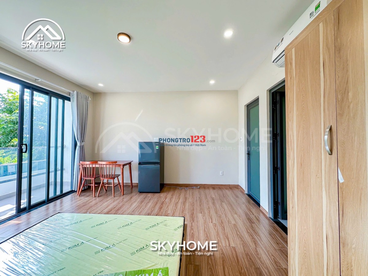 Căn hộ mini 30m2, full nội thất, ban công view sông Sài Gòn, giá 6,5 tr/ tháng