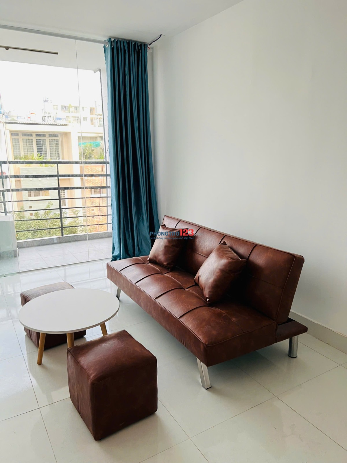 CĂN HỘ STUDIO FULL NỘI THẤT TÁCH BẾP NEW 100% - BANCOL THOÁNG MÁT