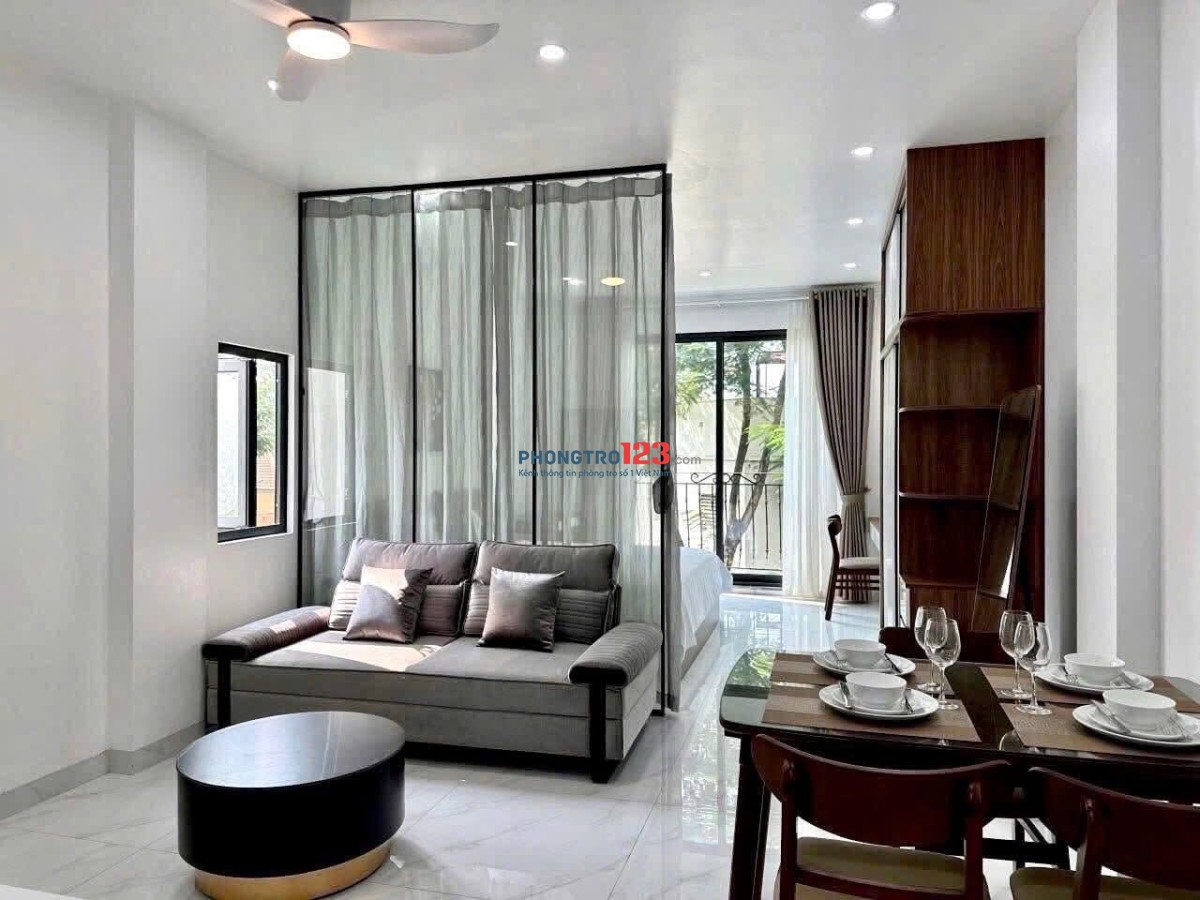 Cho Thuê Căn Hộ 1PN Full Nội Thất, Có Ban Công & Thang Máy – Trung Tâm Quận Tân Bình