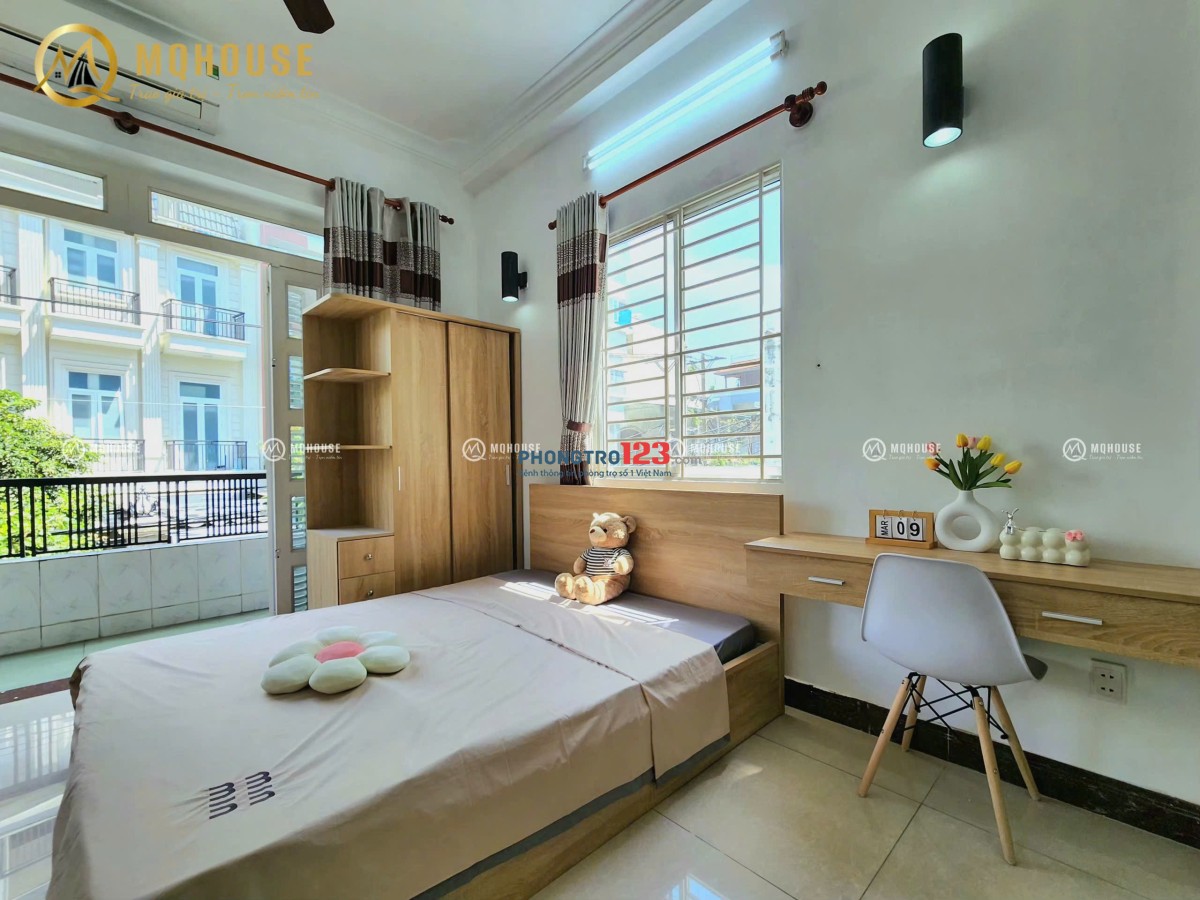 Cho Thuê Căn Studio 35m2 Ban Công Máy Giặt Riêng Gần Học Viện Hàng Không