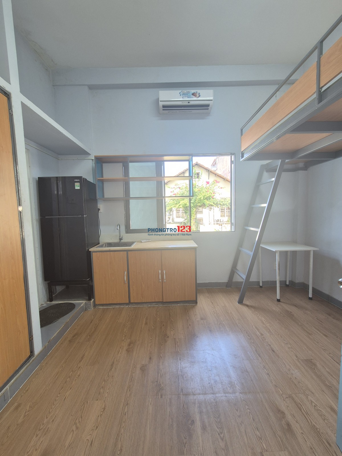 Chính chủ, y hình - phòng 25m2, Full nội thất, Khu Bàu Cát, Trương Công Định, cạnh Etown, 4.7tr