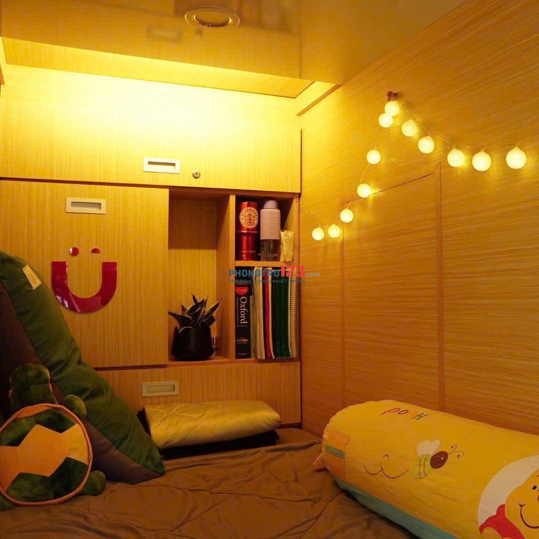 SLEEPBOX NAM/NỮ - SẠCH SẼ - AN NINH - NGAY VINCOM PHAN VĂN TRỊ - BAO CHI PHÍ - FREE XE