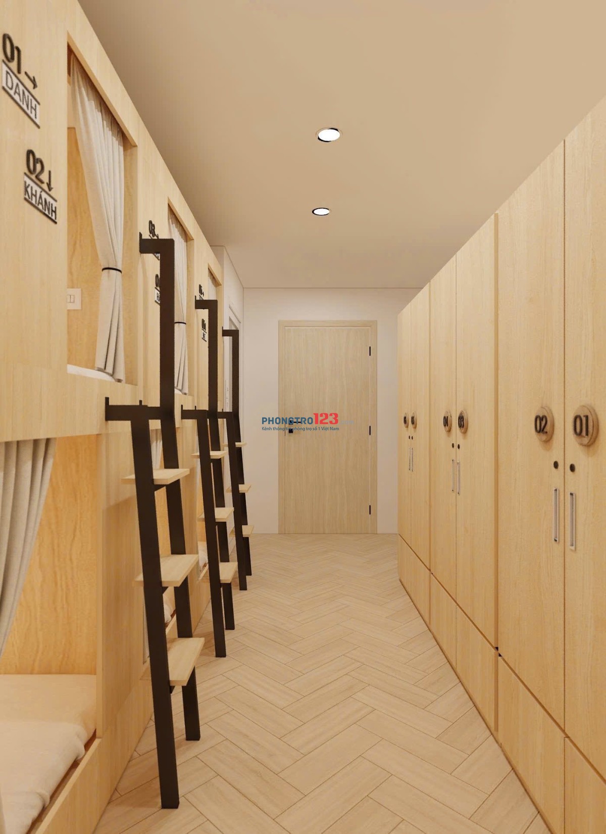 SLEEPBOX NAM/NỮ - SẠCH SẼ - AN NINH - NGAY VINCOM PHAN VĂN TRỊ - BAO CHI PHÍ - FREE XE