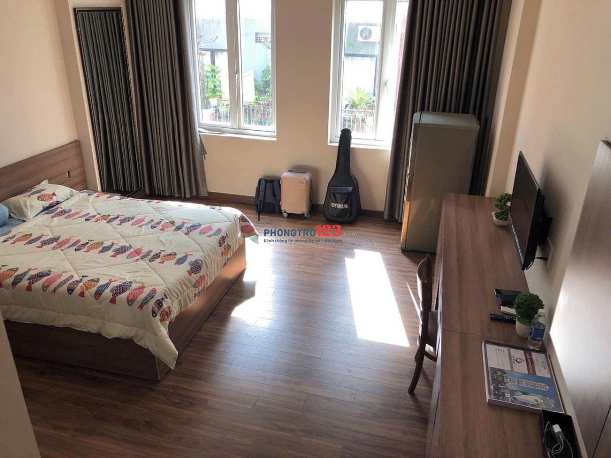 Cho thuê căn Studio Full Nội Thất – Có TV, Pet Friendly, Cửa Sổ Thoáng – Đường Núi Thành, Tân Bình