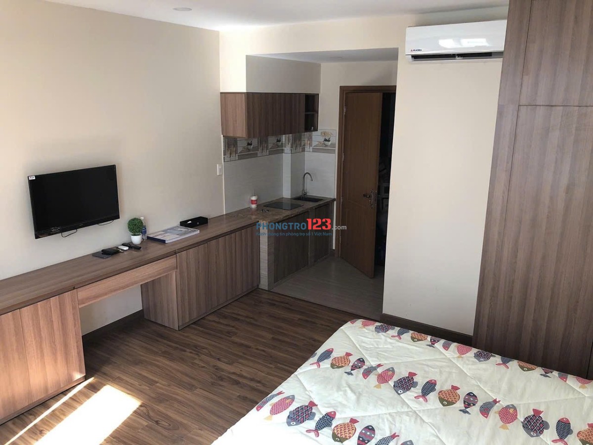 CHO THUÊ CĂN HỘ STUDIO – FULL NỘI THẤT – CÓ CỬA SỔ - SÂN THƯỢNG – QUẬN TÂN BÌNH