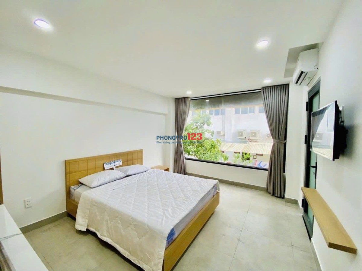 Căn hộ studio full nội thất rộng 40m2 gần sân bay tân sơn nhất ga t3 lăng cha cả quận tân bình
