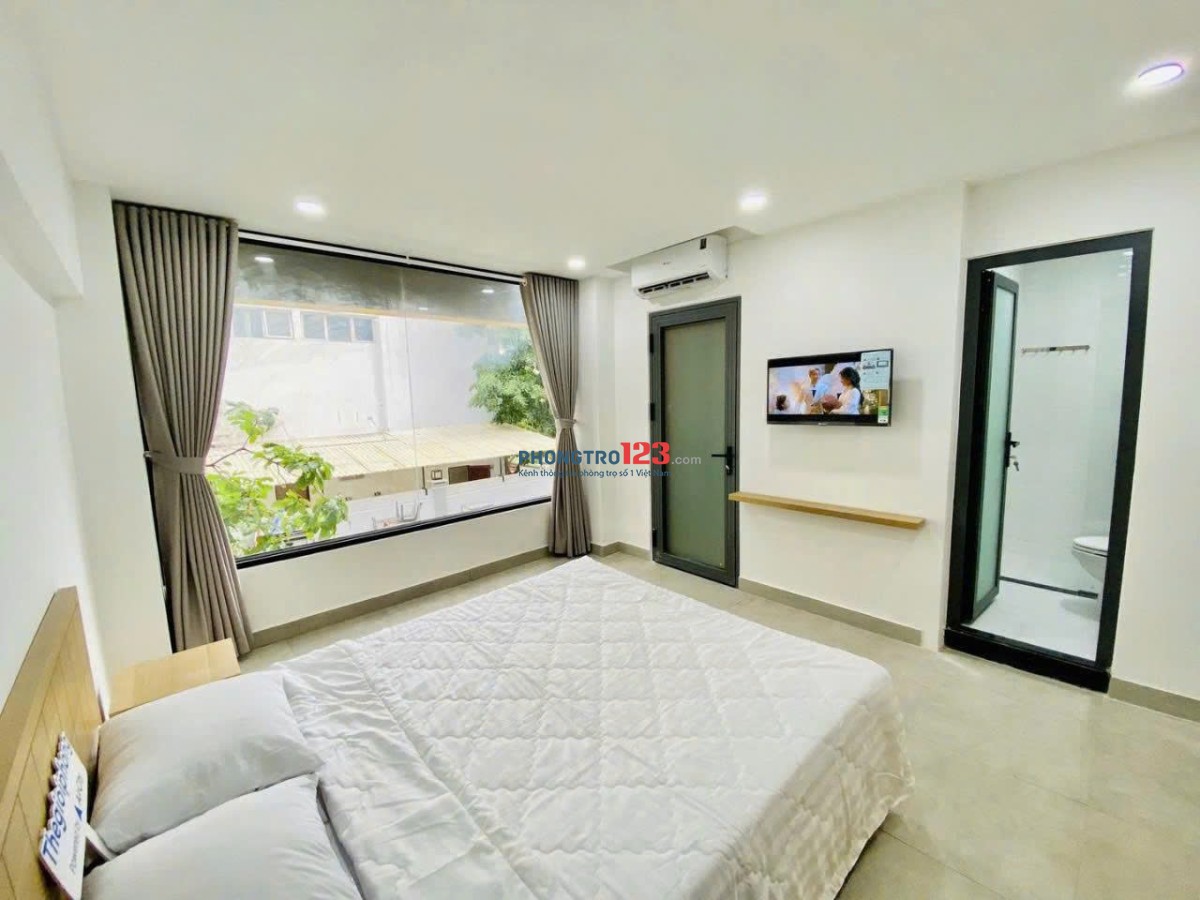 Căn hộ studio full nội thất rộng 40m2 gần sân bay tân sơn nhất ga t3 lăng cha cả quận tân bình