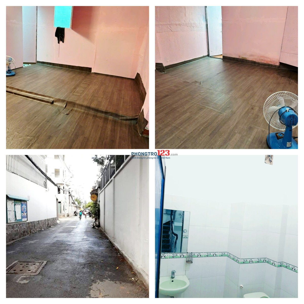 Cho Thuê Phòng Q3, rộng rãi thoải mái, cửa sổ ban công. nội thất.lầu 4.máy lạnh tolet riêng.2tr5