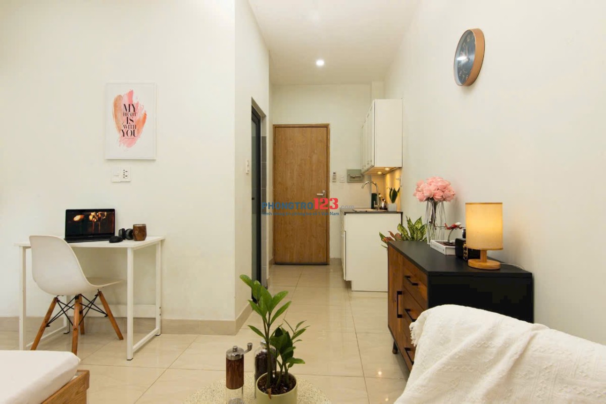 Thuê Ngay Căn Hộ Cao Cấp, Full nội thất Bình Thạnh gần Cầu Bông, khu Vạn Kiếp giáp Q1 giá chỉ 6Xxx